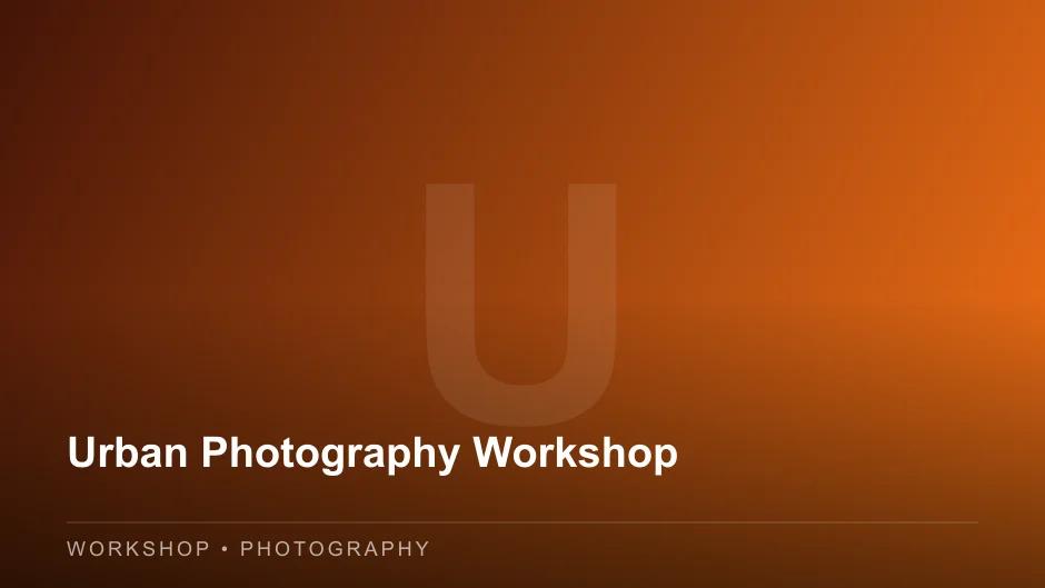 Photo Workshop — Cover