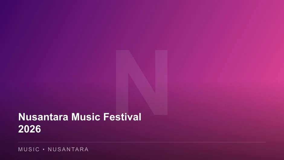 Nusantara Music Festival 2026
