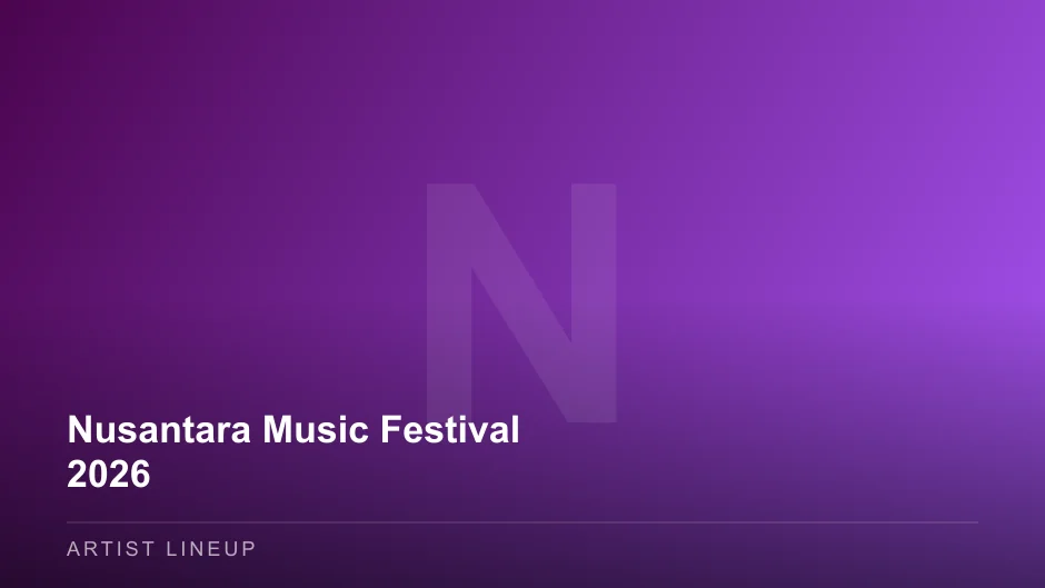 Nusantara Fest — Artist Lineup