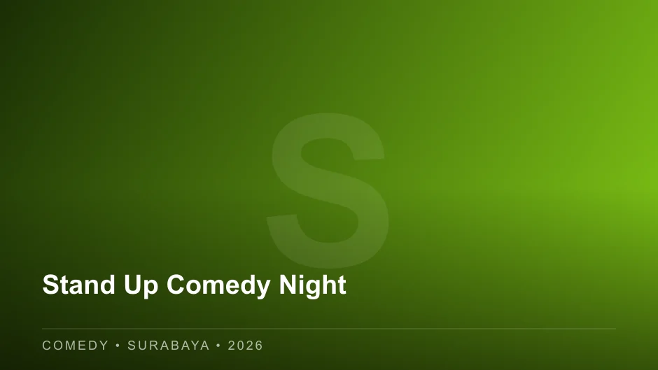 Comedy Night — Main Banner